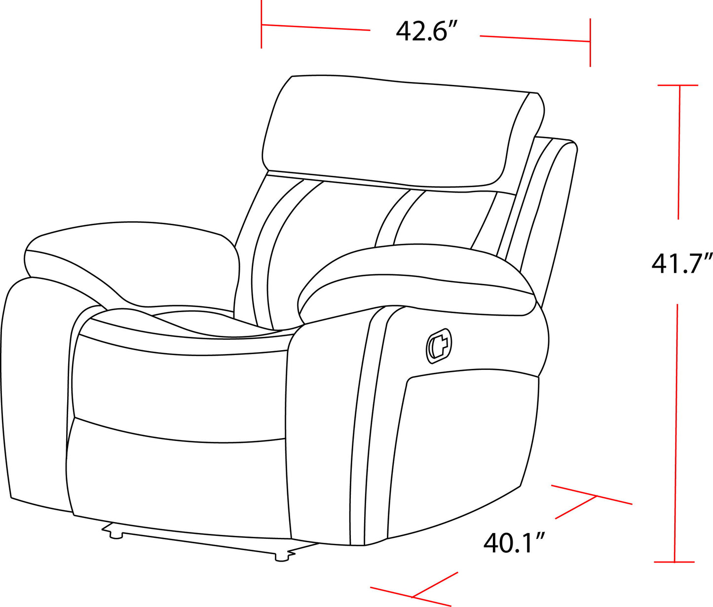 Theon - Manual Glider Reclining Sofa Set