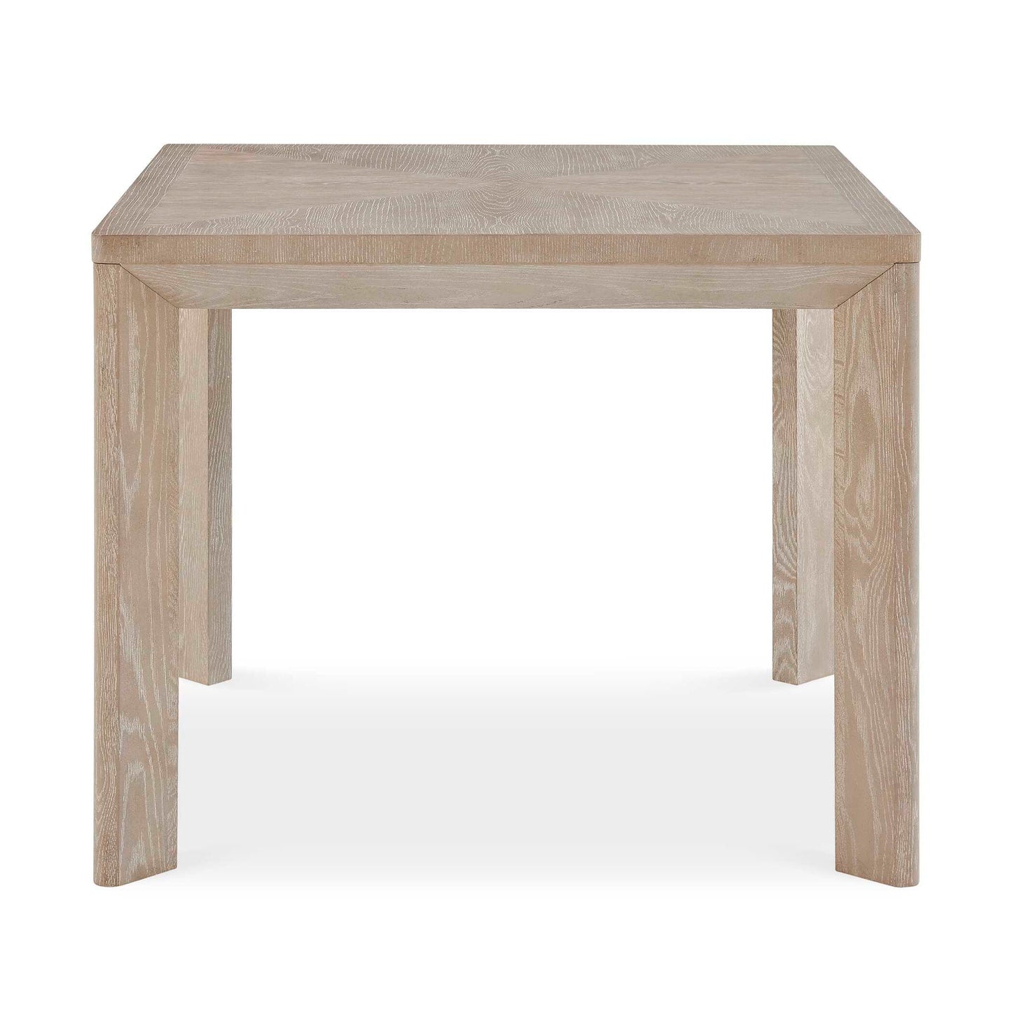 Noval - Square Dining Game Table - White / Woodtone