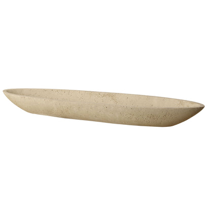 Vessel - Cast Ivory Canoe Bowl