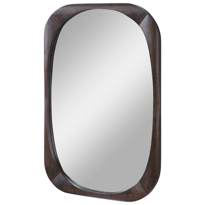 Sheldon - Mid-Century Mirror - Dark Brown