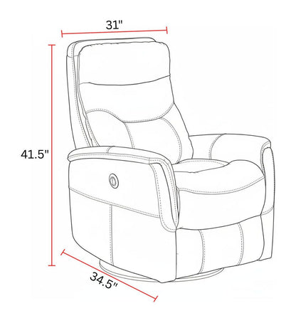 Gemini - Power Swivel Glider Recliner (Set of 2)