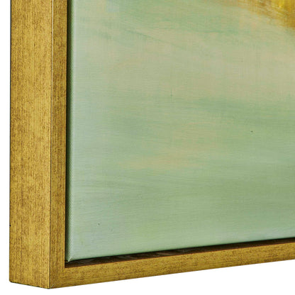 Bowery Framed Canvas Art - Light Blue