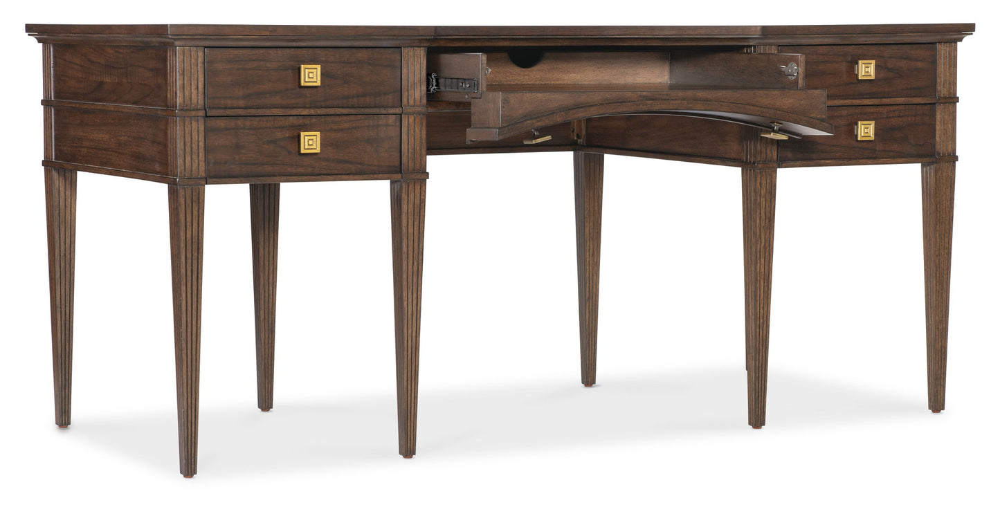 Home Office - Diplomat Writing Desk - Dark Brown