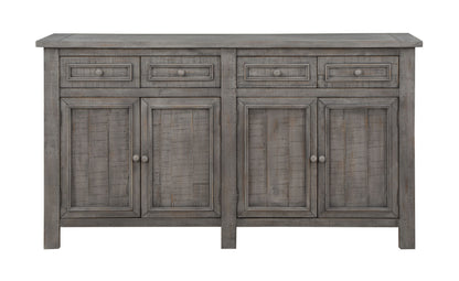 Keystone - Four Door Credenza - Gray