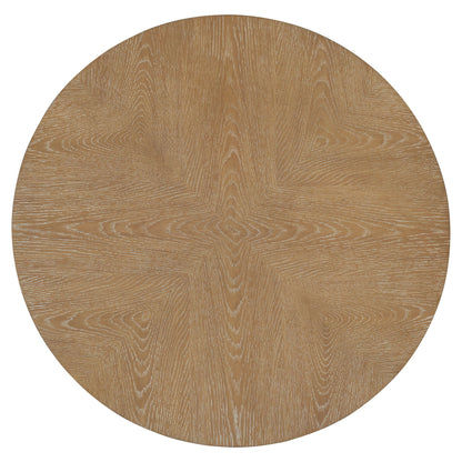 Escape - 3 Piece Occasional Table Set - Glazed Natural Oak / Black Metal Trim