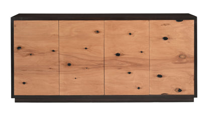 Deshler - Four Door Credenza - Black