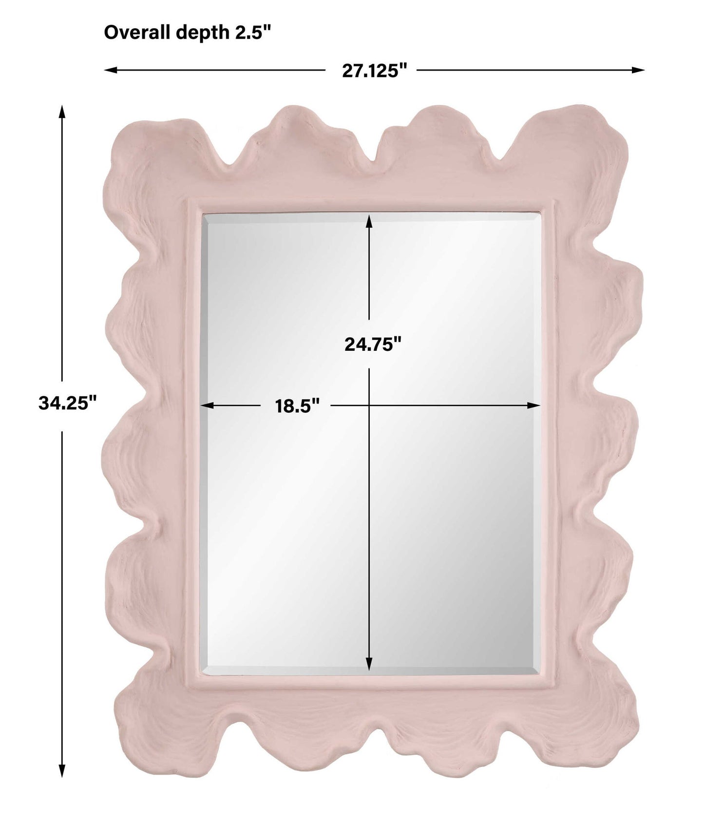 Sea Coral - Mirror - Pink