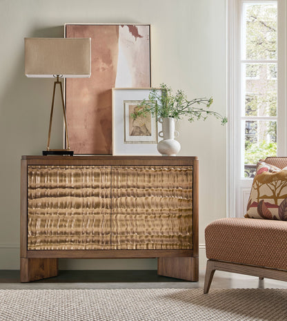 Eleana - Two Door Chest - Medium Wood