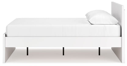 Onita - White - Queen Panel Platform Bed