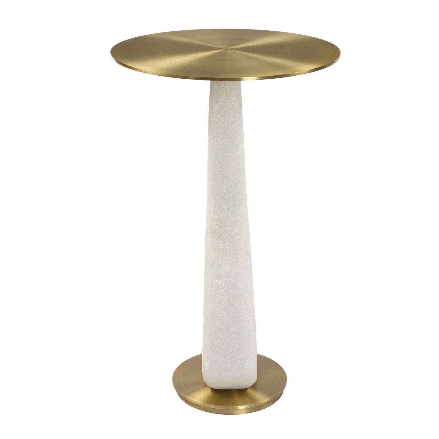 Sonia - Modern Accent Table - Brass