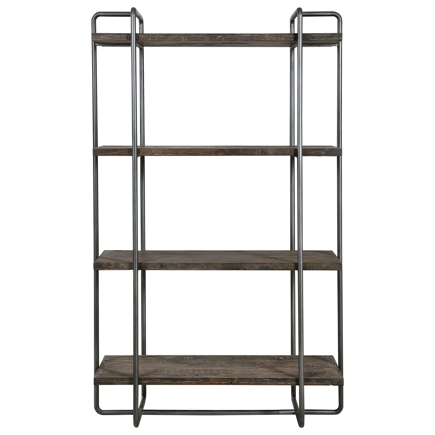 Stilo - Urban Industrial Etagere - Dark Brown