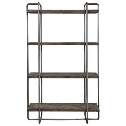 Stilo - Urban Industrial Etagere - Dark Brown