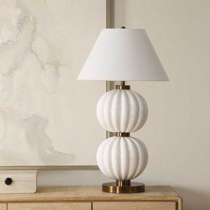 Irena - Sphere Table Lamp - White