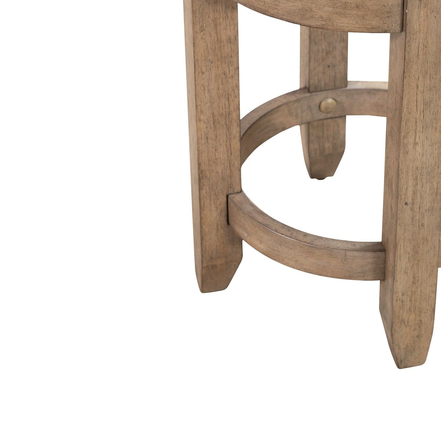 Millstone - Upholstered Console Swivel Stool (RTA) - Nutmeg