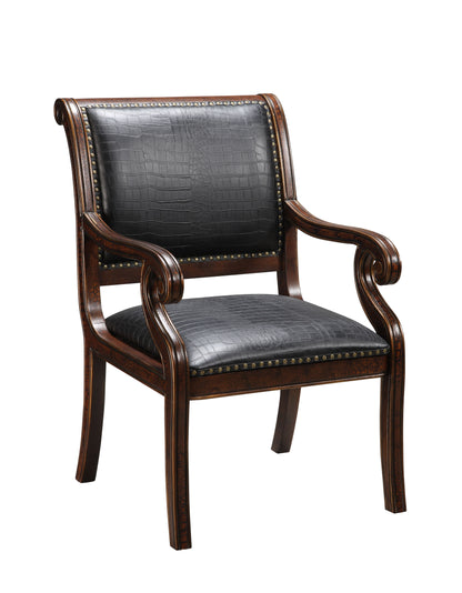 Lizzy - Accent Chair - Rich Textured Brown