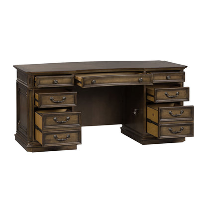 Amelia - Jr Executive Desk - Dark Brown