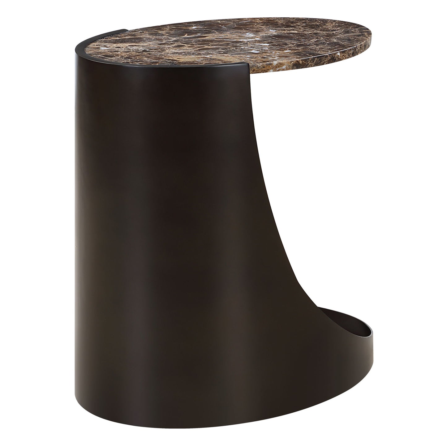 Welling - Modern Metal Side Table - Black