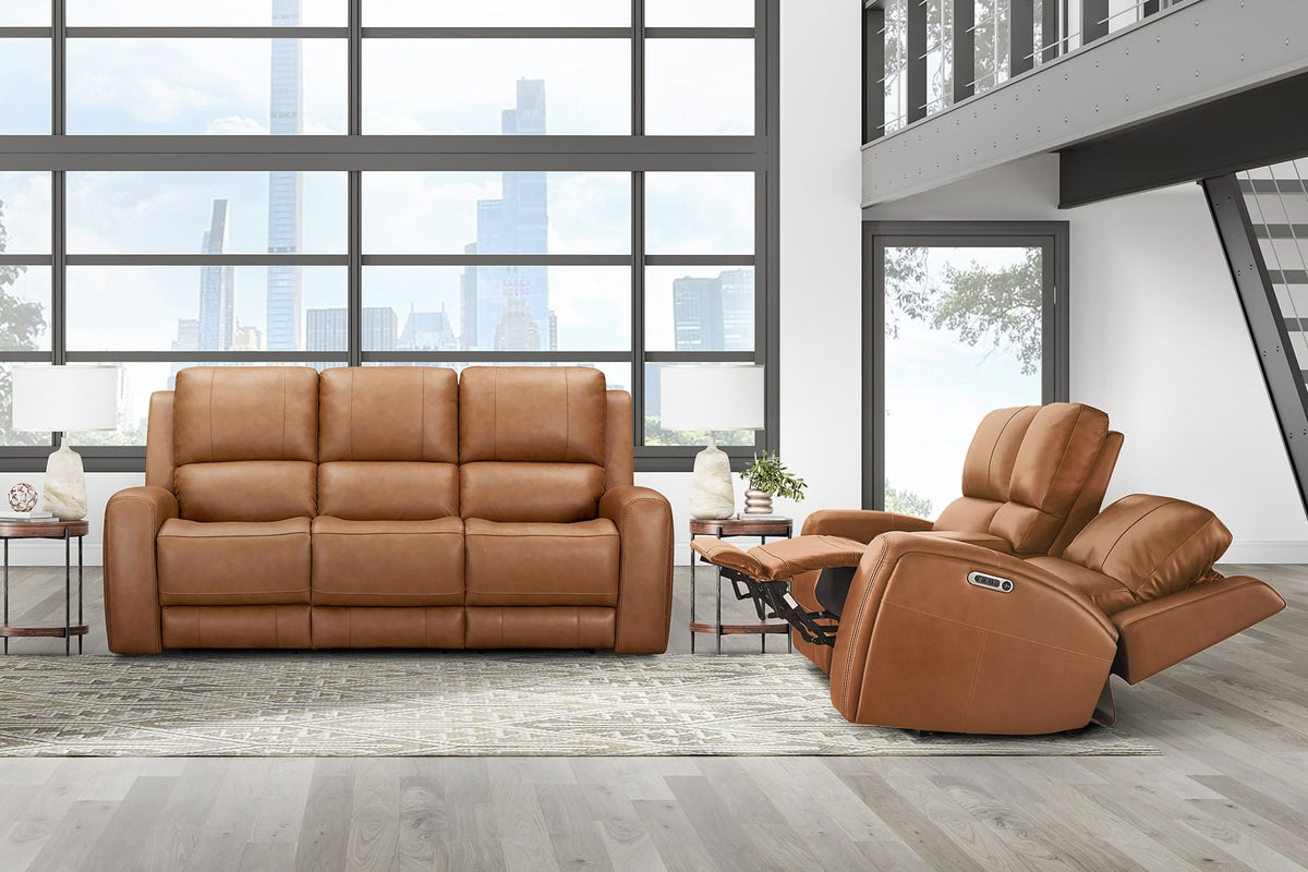 Belmont - Power Zero Gravity Tilt Console Loveseat P3