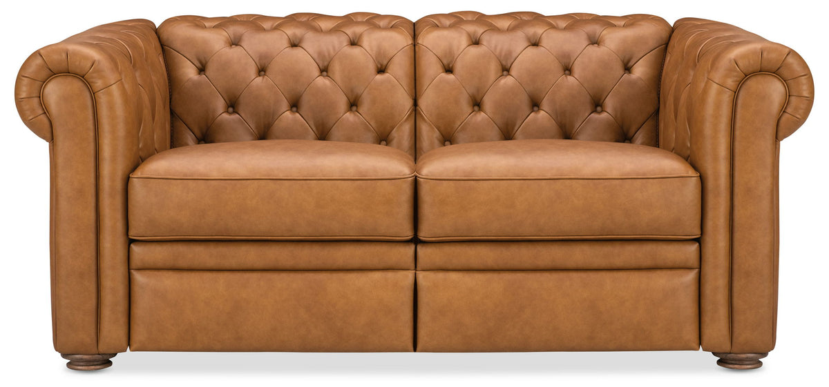 MS - Glover Power Reclining Loveseat With Power Headrest - Brown