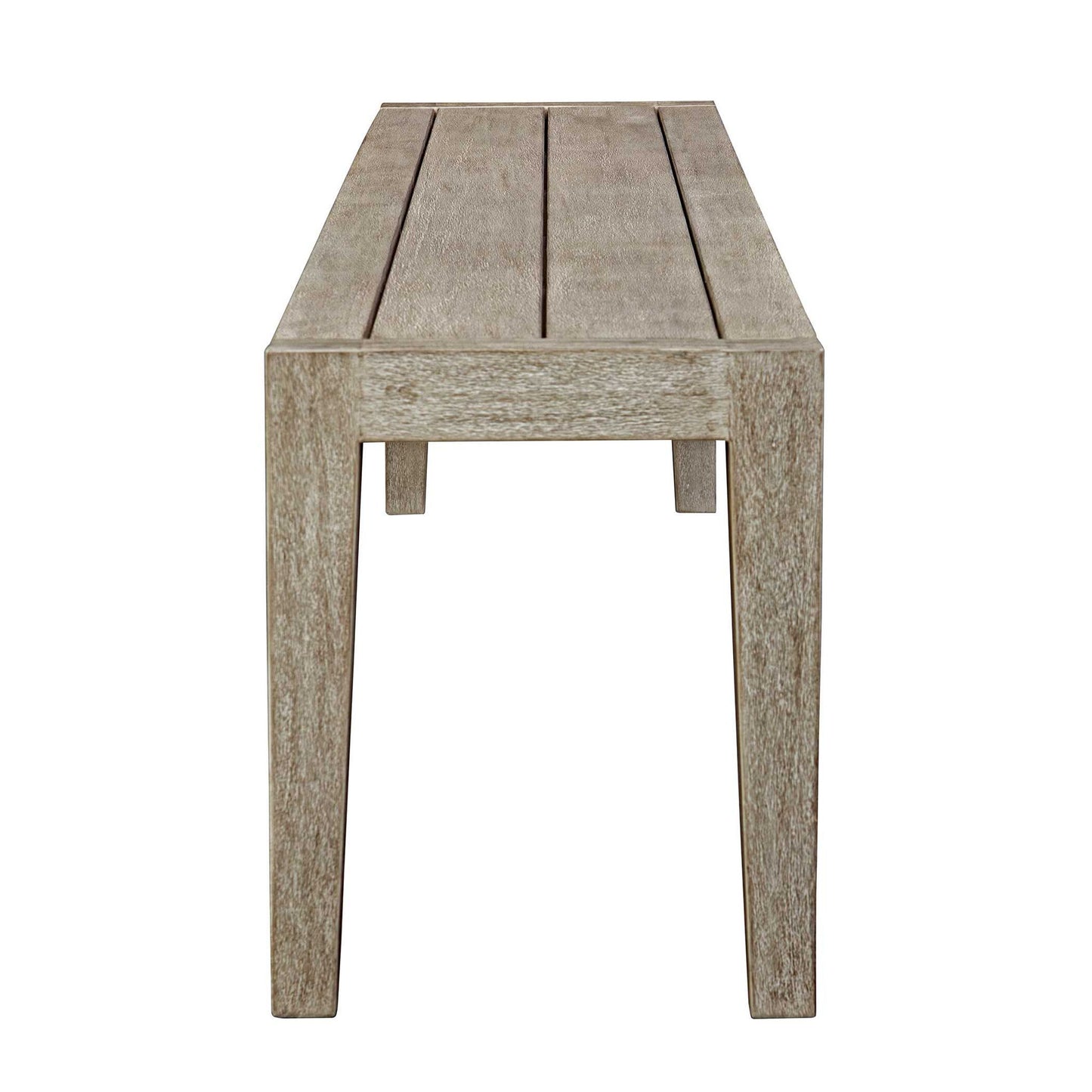 Kirkham - Wooden Outdoor Bench - Gray