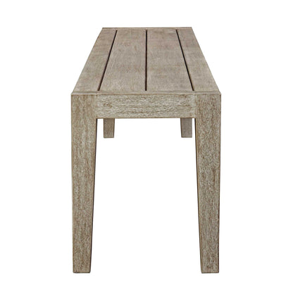 Kirkham - Wooden Outdoor Bench - Gray