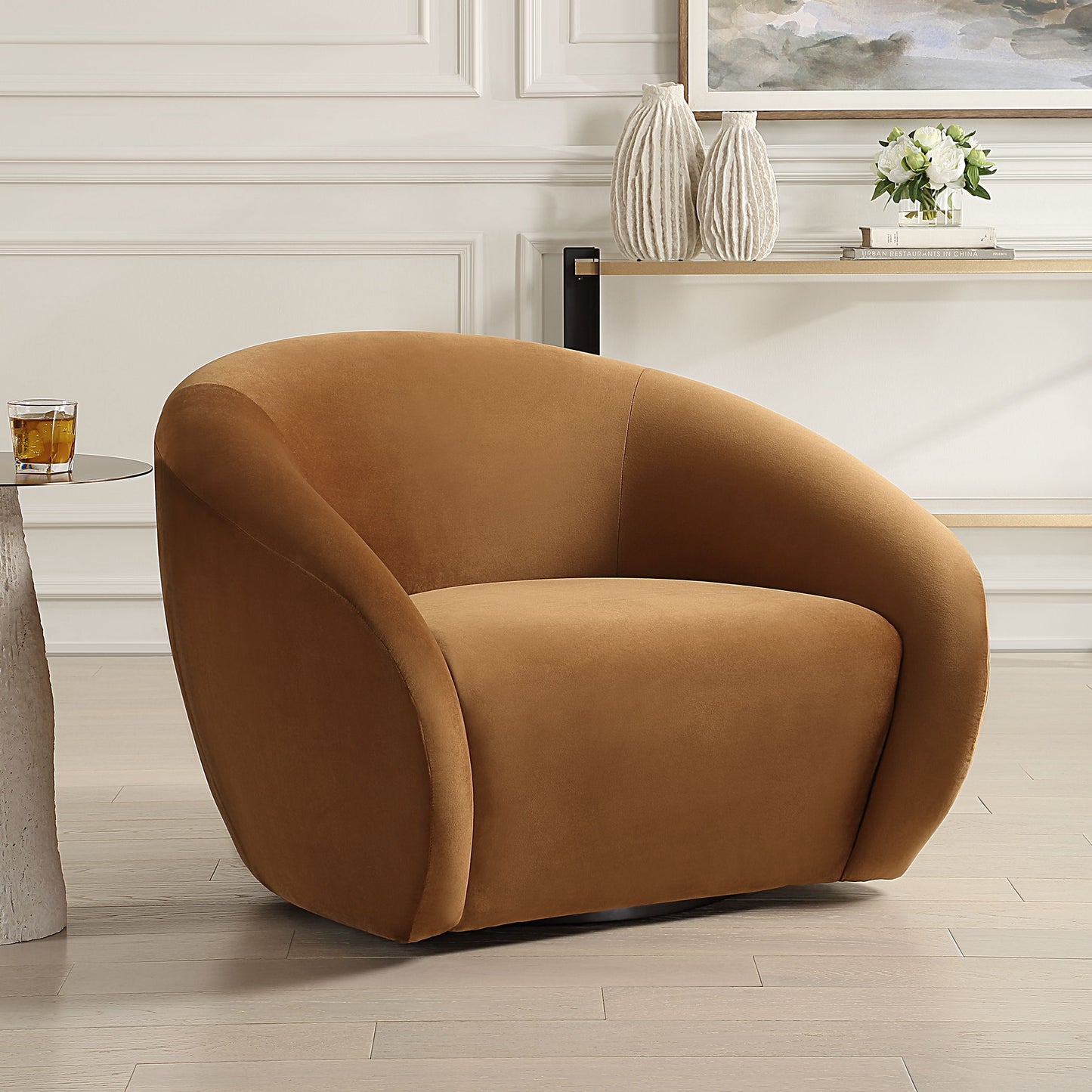 DeSoto - Swivel Chair - Hazlenut