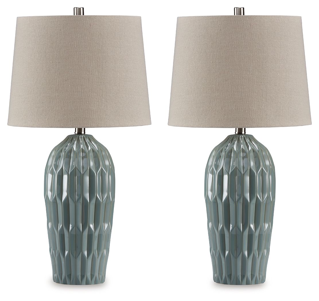 Hadbury - Ceramic Table Lamp (Set of 2)