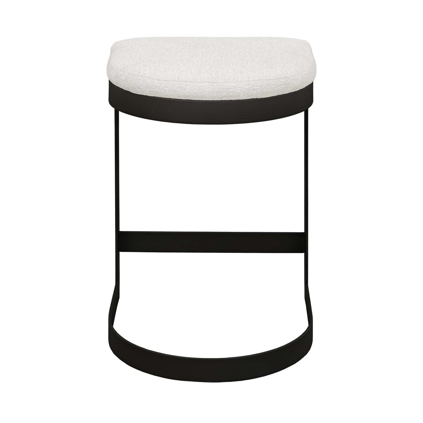 Maude - Outdoor Counter Stool - White / Black