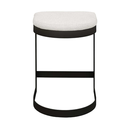 Maude - Outdoor Counter Stool - White / Black