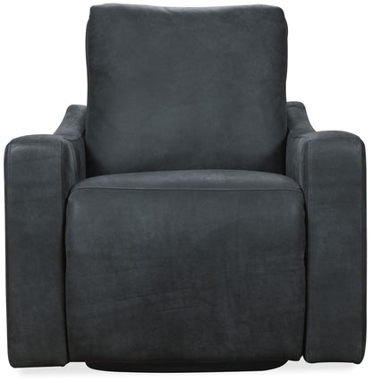 RC - Lewis Power Swivel Recliner - Black
