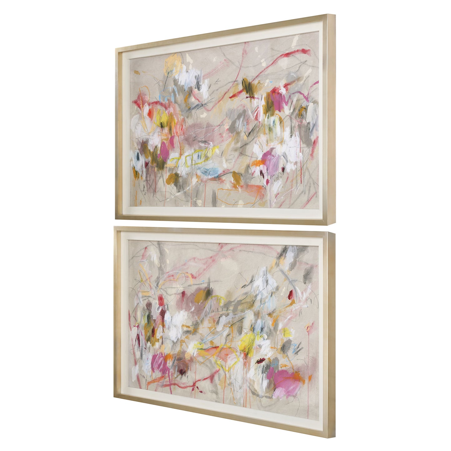 Metropolitan Rush - Abstract Prints (Set of 2)