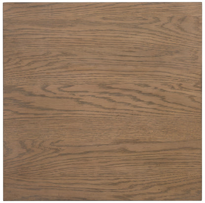 Sonnet - Square End Table - Dark Gray / Light Brown