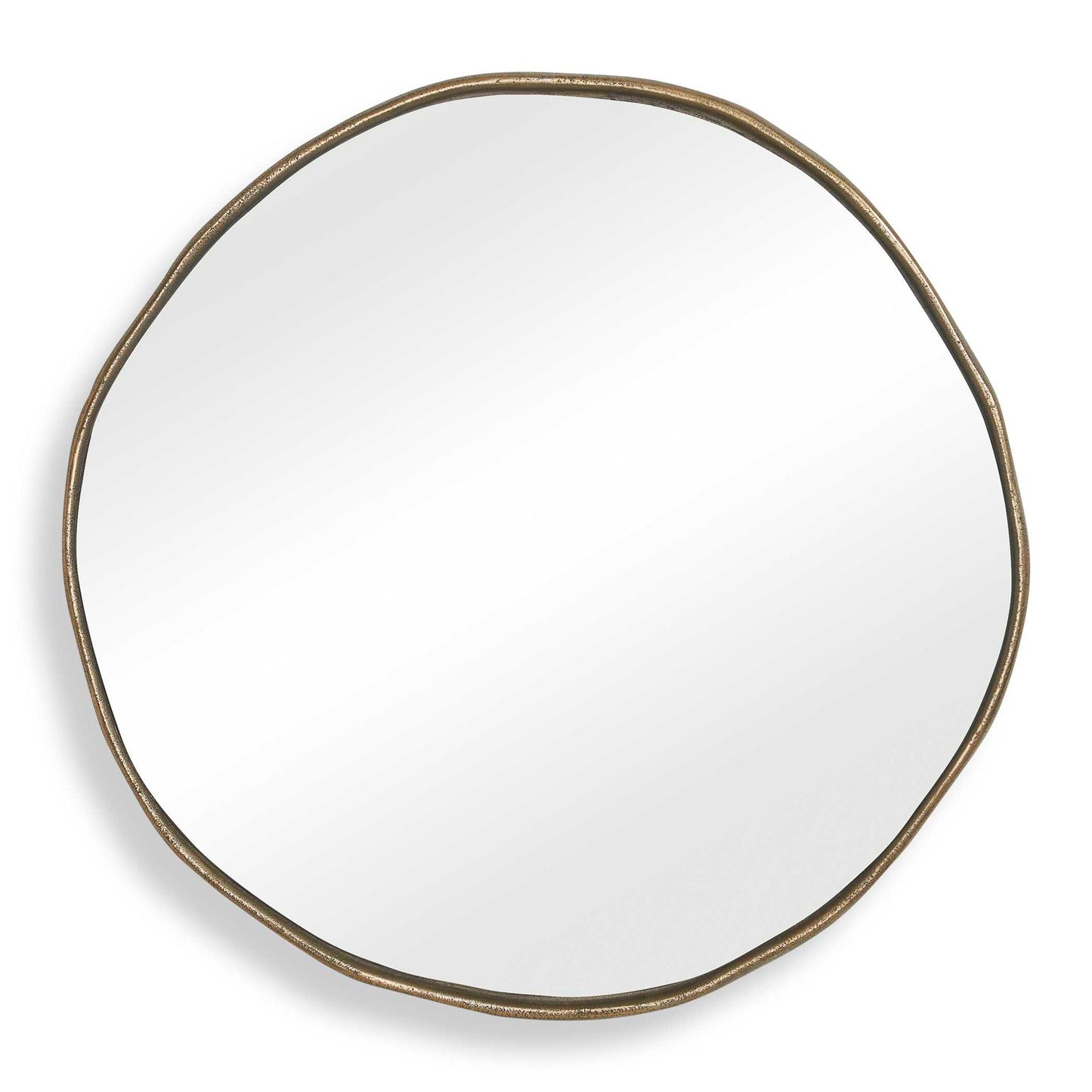 Lowen - Round Mirror - Brass