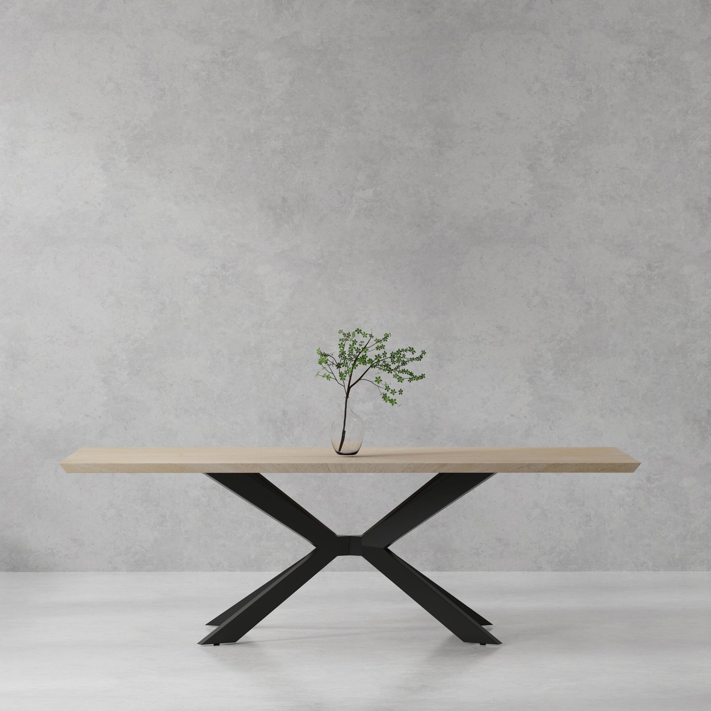 Crossings - Rectangular Dining Table With 4 Upholstered Chairs - Natural & Dark Gray