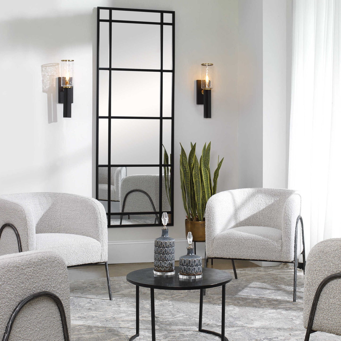 Jarsdel - 1 Industrial Sconce - Black