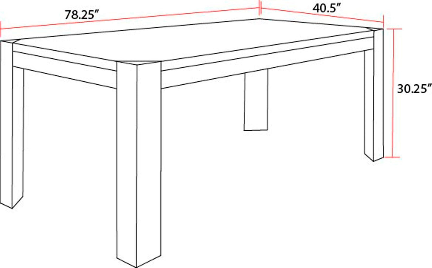 Cedar Fork - Rectangular Dining Table - Smoked Arabica