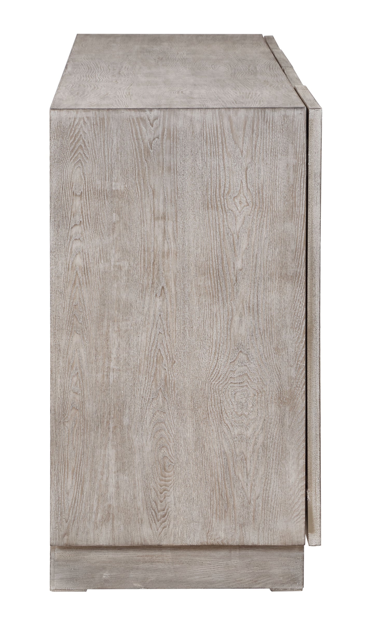 Edgecomb - Four Door Credenza - Weathered Gray