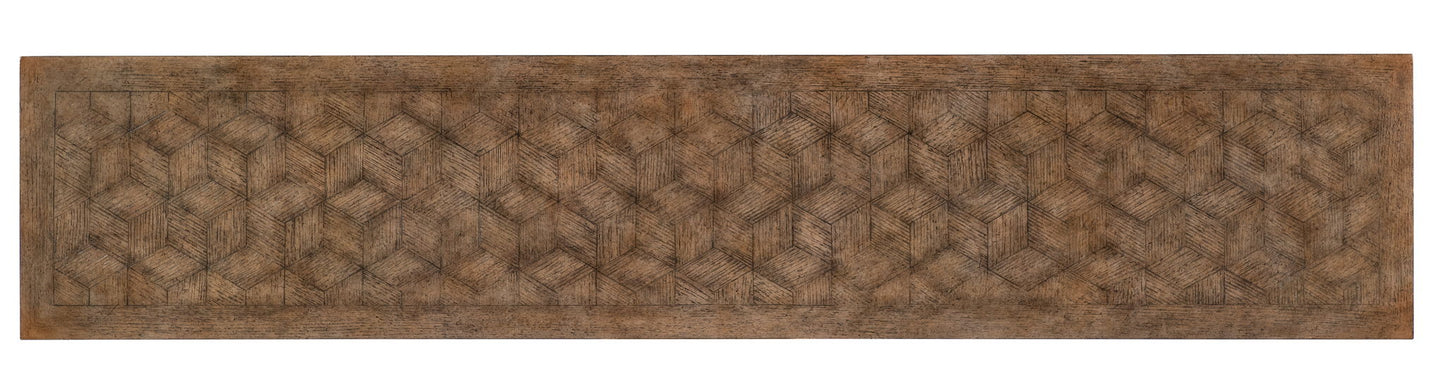 Americana - Trestle Console Table - Dark Brown
