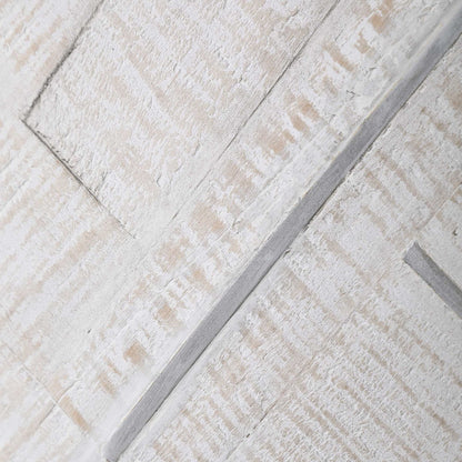 Redondo - Coastal Wood Wall Decor - Pearl Silver