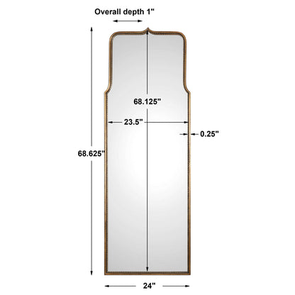 Adelasia - Mirror - Antiqued Gold