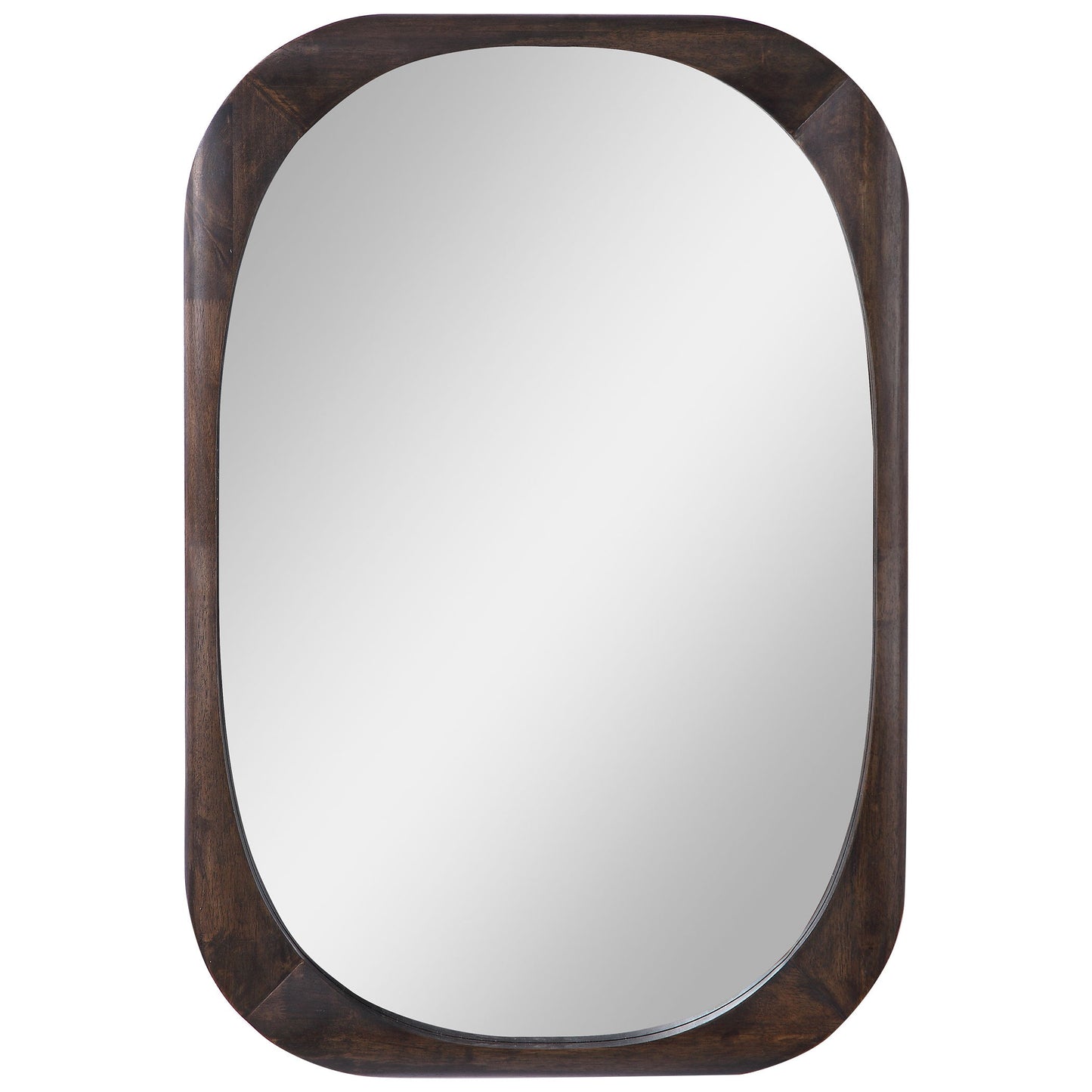 Sheldon - Mid-Century Mirror - Dark Brown