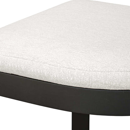 Maude - Outdoor Bar Stool - White / Black