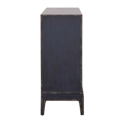 Thunderstruck - Two Door Bar Cabinet - Night Sky