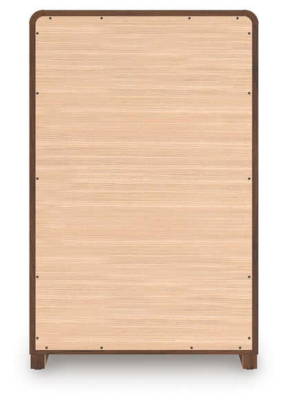 Fortlorn - Walnut Brown - Five Drawer Chest