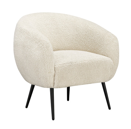 Lyra - Accent Chair - Ivory / Black