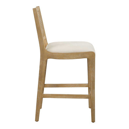 Interweave - Coastal Rattan Counter Stool - Brown