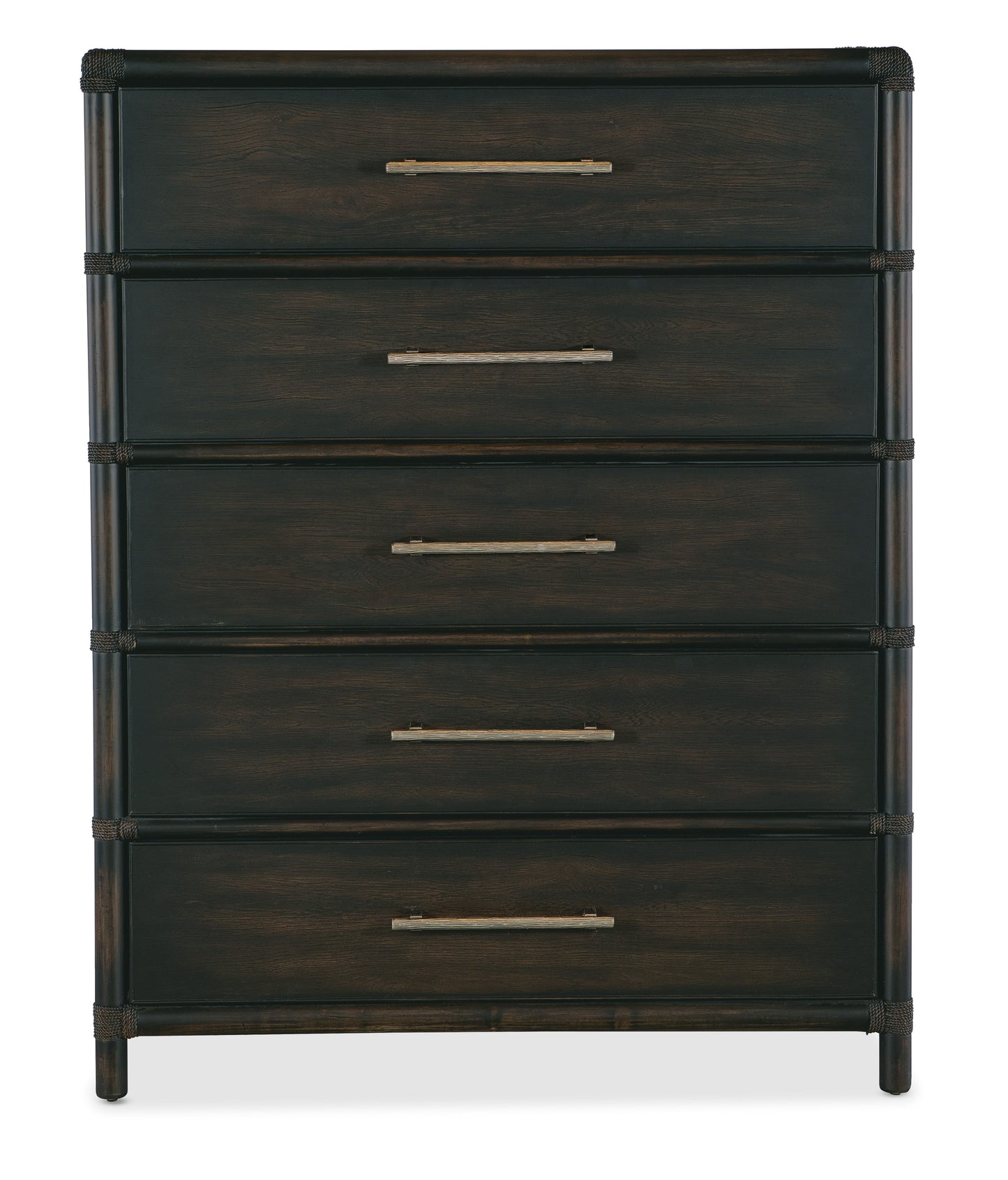 Retreat - Pole Rattan Five-Drawer Chest