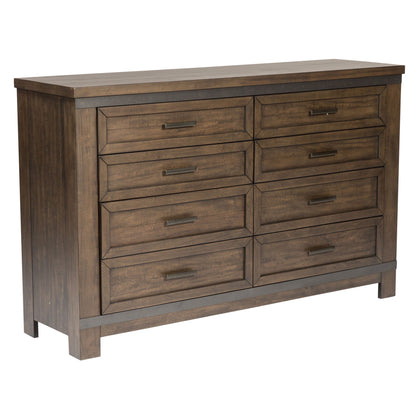 Thornwood Hills - 8 Drawer Dresser - Dark Brown