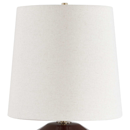 Allemand - Glaze Table Lamp - Ruby Red