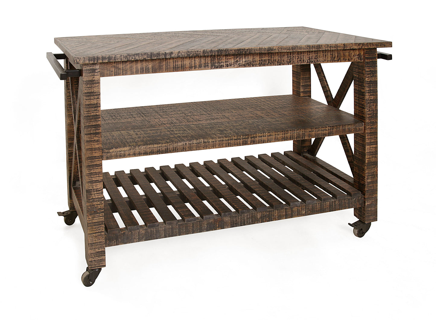 Jamison - Castered Cart - Celebrity Distressed Brown